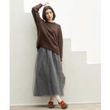 チュールイージーギャザースカート【洗濯機OK】 | OPAQUE.CLIP | 詳細画像4