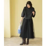 チュールイージーギャザースカート【洗濯機OK】 | OPAQUE.CLIP | 詳細画像11