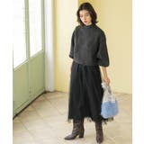 チュールイージーギャザースカート【洗濯機OK】 | OPAQUE.CLIP | 詳細画像12