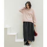 チュールイージーギャザースカート【洗濯機OK】 | OPAQUE.CLIP | 詳細画像14