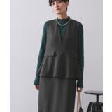 ペプラムデザインジャンドレ【洗濯機OK】 | OPAQUE.CLIP | 詳細画像1