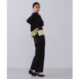 《S-LLサイズ》ストレッチベイカーワイドパンツ【洗濯機洗い可】 | OPAQUE.CLIP | 詳細画像29