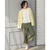 《S-LLサイズ》ストレッチベイカーワイドパンツ【洗濯機洗い可】 | OPAQUE.CLIP | 詳細画像17