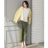 《S-LLサイズ》ストレッチベイカーワイドパンツ【洗濯機洗い可】 | OPAQUE.CLIP | 詳細画像18