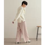 タックワイドカラーパンツ【洗濯機洗い可】 | OPAQUE.CLIP | 詳細画像10 