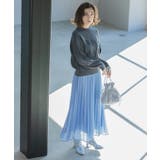 《通勤・セレモニー対応》シアーローンプリーツスカート【洗濯機洗い可】 | OPAQUE.CLIP | 詳細画像9