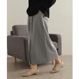 グレー(012) | ストレッチイージーナロースカート【洗濯機洗い可】 | OPAQUE.CLIP