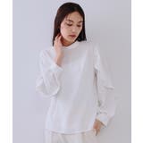《美人百花掲載》プリーツフリルスリーブブラウス【洗濯機洗い可】 | OPAQUE.CLIP | 詳細画像1