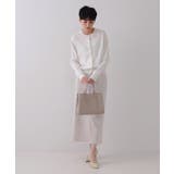 クルーネックニットカーディガン/オーガニックコットン混【UV/洗濯機洗い可】 | OPAQUE.CLIP | 詳細画像34