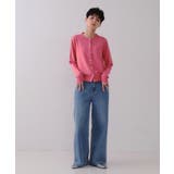 クルーネックニットカーディガン/オーガニックコットン混【UV/洗濯機洗い可】 | OPAQUE.CLIP | 詳細画像44