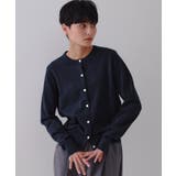 クルーネックニットカーディガン/オーガニックコットン混【UV/洗濯機洗い可】 | OPAQUE.CLIP | 詳細画像48