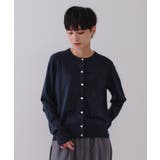 クルーネックニットカーディガン/オーガニックコットン混【UV/洗濯機洗い可】 | OPAQUE.CLIP | 詳細画像52