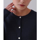 クルーネックニットカーディガン/オーガニックコットン混【UV/洗濯機洗い可】 | OPAQUE.CLIP | 詳細画像55