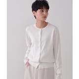 クルーネックニットカーディガン/オーガニックコットン混【UV/洗濯機洗い可】 | OPAQUE.CLIP | 詳細画像32