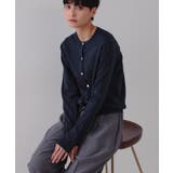 クルーネックニットカーディガン/オーガニックコットン混【UV/洗濯機洗い可】 | OPAQUE.CLIP | 詳細画像47