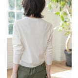 クルーネックニットカーディガン/オーガニックコットン混【UV/洗濯機洗い可】 | OPAQUE.CLIP | 詳細画像8