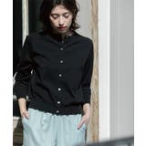 クルーネックニットカーディガン/オーガニックコットン混【UV/洗濯機洗い可】 | OPAQUE.CLIP | 詳細画像15