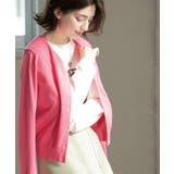 クルーネックニットカーディガン/オーガニックコットン混【UV/洗濯機洗い可】 | OPAQUE.CLIP | 詳細画像19