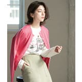 クルーネックニットカーディガン/オーガニックコットン混【UV/洗濯機洗い可】 | OPAQUE.CLIP | 詳細画像21