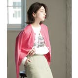 クルーネックニットカーディガン/オーガニックコットン混【UV/洗濯機洗い可】 | OPAQUE.CLIP | 詳細画像23