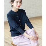 クルーネックニットカーディガン/オーガニックコットン混【UV/洗濯機洗い可】 | OPAQUE.CLIP | 詳細画像28