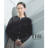 ブラック(019) | クルーネックニットカーディガン/オーガニックコットン混【UV/洗濯機洗い可】 | OPAQUE.CLIP