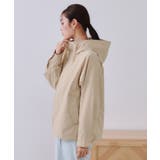 《SS-LLsize》撥水フードブルゾン【洗濯機洗い可/花粉対応】 | OPAQUE.CLIP | 詳細画像42 