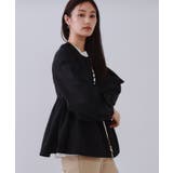 撥水ノーカラーペプラムブルゾン【洗濯機洗い可/花粉対応】 | OPAQUE.CLIP | 詳細画像28