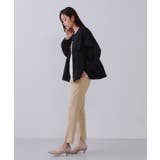 《S-LLsize》ハイストレッチイージースティックパンツ【洗濯機洗い可】 | OPAQUE.CLIP | 詳細画像35 