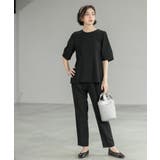 《6色展開 丈が選べる》美脚イージーテーパードパンツ セットアップ対応【ストレッ… | OPAQUE.CLIP | 詳細画像6 