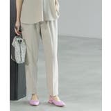 ライトベージュ(051) | 《6色展開 丈が選べる》美脚イージーテーパードパンツ セットアップ対応【ストレッ… | OPAQUE.CLIP