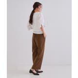 《6色展開 丈が選べる》美脚イージーワイドパンツ セットアップ対応【ストレッチ | OPAQUE.CLIP | 詳細画像38 