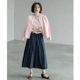 シアーヴィンテージイージーフレアスカート【洗濯機洗い可】 | OPAQUE.CLIP | 詳細画像5 