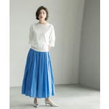 シアーヴィンテージイージーフレアスカート【洗濯機洗い可】 | OPAQUE.CLIP | 詳細画像15 