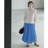 シアーヴィンテージイージーフレアスカート【洗濯機洗い可】 | OPAQUE.CLIP | 詳細画像19 