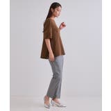 ストレッチペプラムブラウス セットアップ対応 | OPAQUE.CLIP | 詳細画像45