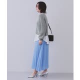 レイヤード風ミドルゲージニット【洗濯機洗い可】 | OPAQUE.CLIP | 詳細画像7