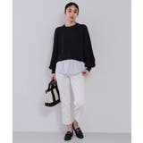 レイヤード風ミドルゲージニット【洗濯機洗い可】 | OPAQUE.CLIP | 詳細画像10