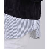 レイヤード風ミドルゲージニット【洗濯機洗い可】 | OPAQUE.CLIP | 詳細画像19