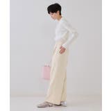 ベルト付きタックワイドパンツ/セットアップ対応【洗濯機洗い可】 | OPAQUE.CLIP | 詳細画像17 