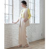 ベルト付きタックワイドパンツ/セットアップ対応【洗濯機洗い可】 | OPAQUE.CLIP | 詳細画像9 