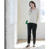 美脚ストレッチテーパードパンツ【洗濯機洗い可】 | OPAQUE.CLIP | 詳細画像12 