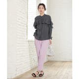 美脚ストレッチテーパードパンツ【洗濯機洗い可】 | OPAQUE.CLIP | 詳細画像19 