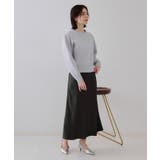 サテンナロースカート【洗濯機洗い可】 | OPAQUE.CLIP | 詳細画像2 