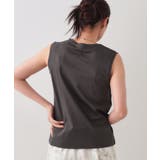 《5色展開》ベーシックノースリーブトップス【接触冷感/洗濯機洗い可】 | OPAQUE.CLIP | 詳細画像12