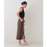 《5色展開》ベーシックノースリーブトップス【接触冷感/洗濯機洗い可】 | OPAQUE.CLIP | 詳細画像18