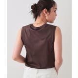 《5色展開》ベーシックノースリーブトップス【接触冷感/洗濯機洗い可】 | OPAQUE.CLIP | 詳細画像24