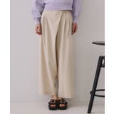 ラップベルトワイドパンツ【洗濯機洗い可】 | OPAQUE.CLIP | 詳細画像6 