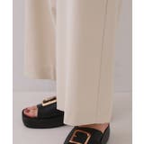 ラップベルトワイドパンツ【洗濯機洗い可】 | OPAQUE.CLIP | 詳細画像16 