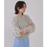 フリンジスパンコールニット【洗える】 | OPAQUE.CLIP | 詳細画像3